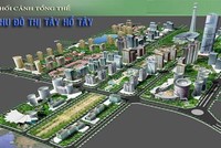 Khởi công gần 1 năm Dự án Tây Hồ Tây vẫn chưa có đất sạch 
